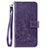 Coque Portefeuille Fleurs Livre Cuir Etui Clapet S02D pour Samsung Galaxy A30 Violet