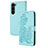 Coque Portefeuille Fleurs Livre Cuir Etui Clapet Y01X pour Samsung Galaxy S23 5G Petit