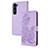 Coque Portefeuille Fleurs Livre Cuir Etui Clapet Y01X pour Samsung Galaxy S24 Plus 5G Petit