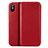 Coque Portefeuille Flip Cuir pour Apple iPhone Xs Max Rouge Petit