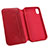 Coque Portefeuille Flip Cuir pour Apple iPhone Xs Max Rouge Petit