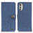 Coque Portefeuille Livre Cuir Etui Clapet A01D pour Motorola Moto E32 Bleu