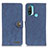 Coque Portefeuille Livre Cuir Etui Clapet A01D pour Motorola Moto E40 Bleu