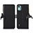 Coque Portefeuille Livre Cuir Etui Clapet A01D pour Nokia C12 Noir