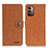 Coque Portefeuille Livre Cuir Etui Clapet A01D pour Nokia G11 Marron