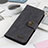 Coque Portefeuille Livre Cuir Etui Clapet A01D pour OnePlus 9 5G Noir