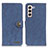 Coque Portefeuille Livre Cuir Etui Clapet A01D pour Samsung Galaxy S23 Plus 5G Bleu