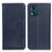 Coque Portefeuille Livre Cuir Etui Clapet A02D pour Motorola Moto E13 Bleu