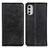 Coque Portefeuille Livre Cuir Etui Clapet A02D pour Motorola Moto E32s Noir