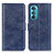 Coque Portefeuille Livre Cuir Etui Clapet A02D pour Motorola Moto Edge 30 5G Bleu