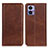 Coque Portefeuille Livre Cuir Etui Clapet A02D pour Motorola Moto Edge 30 Lite 5G Marron