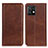 Coque Portefeuille Livre Cuir Etui Clapet A02D pour Motorola Moto Edge 40 Pro 5G Marron