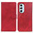 Coque Portefeuille Livre Cuir Etui Clapet A02D pour Motorola Moto Edge Plus (2022) 5G Rouge