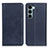 Coque Portefeuille Livre Cuir Etui Clapet A02D pour Motorola Moto Edge S30 5G Bleu