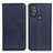 Coque Portefeuille Livre Cuir Etui Clapet A02D pour Motorola Moto G Play Gen 2 Bleu