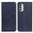 Coque Portefeuille Livre Cuir Etui Clapet A02D pour Motorola Moto G Stylus (2022) 4G Bleu