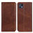 Coque Portefeuille Livre Cuir Etui Clapet A02D pour Motorola Moto G50 5G Marron