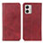Coque Portefeuille Livre Cuir Etui Clapet A02D pour Motorola Moto G53j 5G Rouge