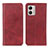 Coque Portefeuille Livre Cuir Etui Clapet A02D pour Motorola Moto G53y 5G Rouge