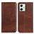 Coque Portefeuille Livre Cuir Etui Clapet A02D pour Motorola Moto G54 5G Marron