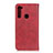 Coque Portefeuille Livre Cuir Etui Clapet A02D pour Motorola Moto One Fusion Plus Rouge