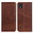 Coque Portefeuille Livre Cuir Etui Clapet A02D pour Nokia C2 2nd Edition Marron