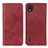 Coque Portefeuille Livre Cuir Etui Clapet A02D pour Nokia C2 2nd Edition Rouge