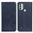 Coque Portefeuille Livre Cuir Etui Clapet A02D pour Nokia C31 Bleu