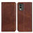 Coque Portefeuille Livre Cuir Etui Clapet A02D pour Nokia C32 Marron