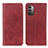 Coque Portefeuille Livre Cuir Etui Clapet A02D pour Nokia G11 Rouge