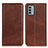 Coque Portefeuille Livre Cuir Etui Clapet A02D pour Nokia G22 Marron