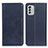 Coque Portefeuille Livre Cuir Etui Clapet A02D pour Nokia G60 5G Bleu