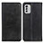 Coque Portefeuille Livre Cuir Etui Clapet A02D pour Nokia G60 5G Noir