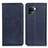 Coque Portefeuille Livre Cuir Etui Clapet A02D pour Oppo F19 Pro Bleu