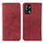 Coque Portefeuille Livre Cuir Etui Clapet A02D pour Oppo F19s Rouge