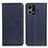 Coque Portefeuille Livre Cuir Etui Clapet A02D pour Oppo F21s Pro 4G Bleu