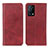 Coque Portefeuille Livre Cuir Etui Clapet A02D pour Oppo K9 5G Rouge
