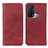 Coque Portefeuille Livre Cuir Etui Clapet A02D pour Oppo Reno5 A Rouge