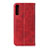 Coque Portefeuille Livre Cuir Etui Clapet A02D pour Samsung Galaxy A02 Rouge