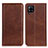 Coque Portefeuille Livre Cuir Etui Clapet A02D pour Samsung Galaxy A22 4G Marron