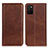 Coque Portefeuille Livre Cuir Etui Clapet A02D pour Samsung Galaxy F02S SM-E025F Marron