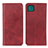 Coque Portefeuille Livre Cuir Etui Clapet A02D pour Samsung Galaxy F42 5G Rouge
