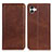 Coque Portefeuille Livre Cuir Etui Clapet A02D pour Samsung Galaxy M04 Marron