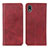 Coque Portefeuille Livre Cuir Etui Clapet A02D pour Sony Xperia Ace III SO-53C Rouge