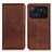 Coque Portefeuille Livre Cuir Etui Clapet A02D pour Xiaomi Mi 11 Ultra 5G Marron