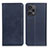 Coque Portefeuille Livre Cuir Etui Clapet A02D pour Xiaomi Redmi Note 12 Turbo 5G Bleu