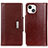 Coque Portefeuille Livre Cuir Etui Clapet A03 pour Apple iPhone 13 Rouge