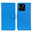 Coque Portefeuille Livre Cuir Etui Clapet A03D pour Huawei Honor X8b Bleu Ciel