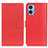 Coque Portefeuille Livre Cuir Etui Clapet A03D pour Motorola Moto E22 Rouge