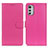 Coque Portefeuille Livre Cuir Etui Clapet A03D pour Motorola Moto E32 Rose Rouge